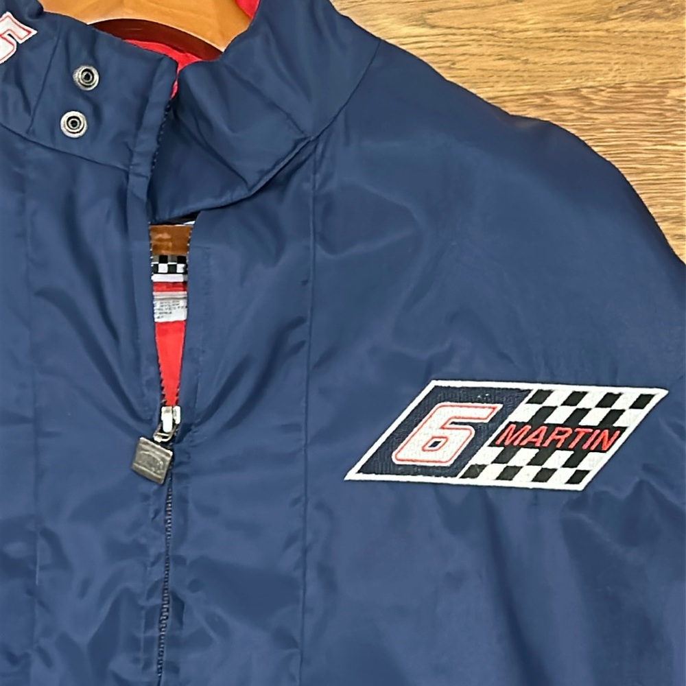 Vintage Nutmeg Racing Martin NASCAR Jacket. Rough Racing Martin #6. Size XL - Picture 8 of 17
